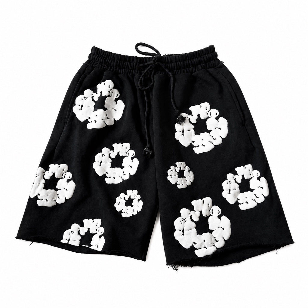 Denim Tears Mono Cotton Wreath Shorts